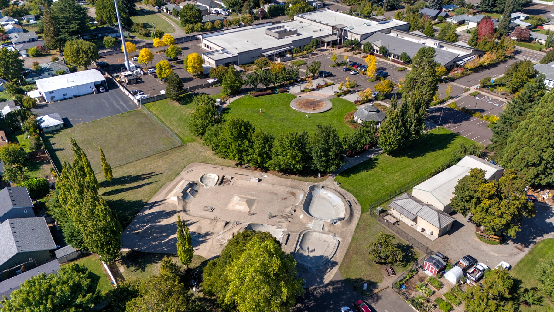 Keizer, Oregon community landmark welcoming visitors